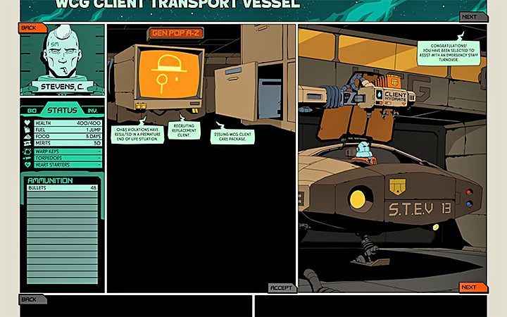 Śmierć więźnia z prologu była odgórnie zaplanowanym wydarzeniem - Prolog | Opis przejścia kampanii w Void Bastards - Void Bastards - poradnik do gry