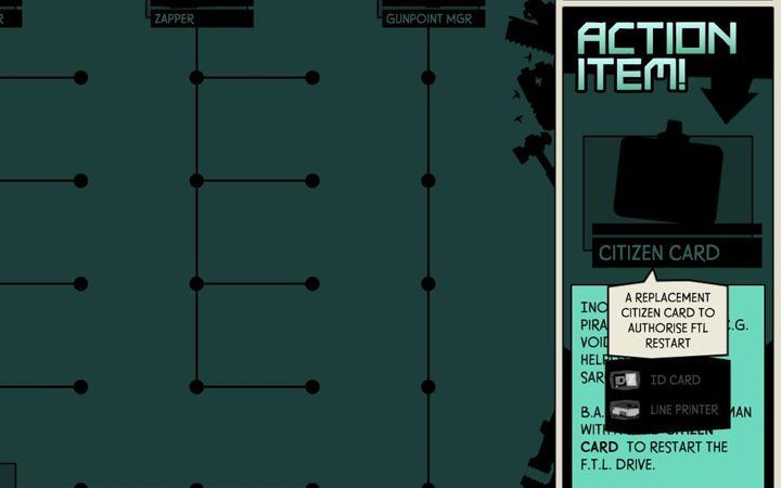 Rozpocznij zawsze od odwiedzenia menu warsztatu (Workbench) - Przedmioty fabularne (Action Items) | Opis przejścia kampanii w Void Bastards - Void Bastards - poradnik do gry