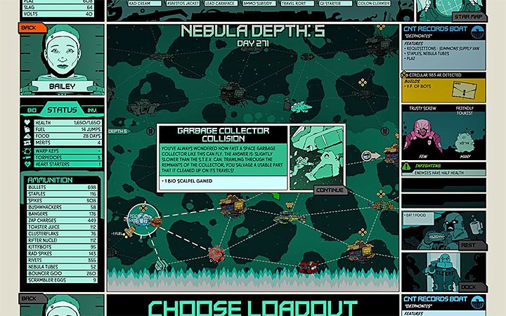 Jako że istnieje duże ryzyko ucieczki kolektora zanim do niego normalnie dolecisz wskazane jest skorzystanie z klucza Warp Key - Lista osiągnięć w Void Bastards - Void Bastards - poradnik do gry