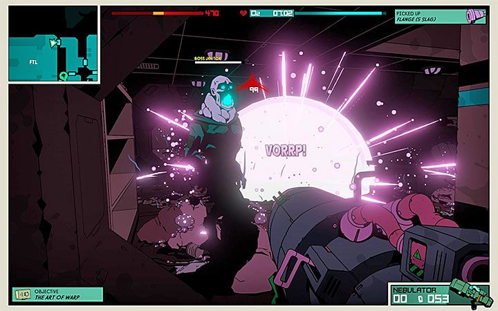 Bossa możesz rozpoznać po nazwie oraz jej żółtym kolorze - Jak poradzić sobie z bossem w Void Bastards? - Void Bastards - poradnik do gry