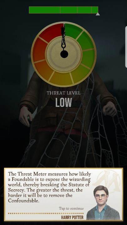 Twoim kolejnym zadaniem jest ustalenie zagrożenia - Jak łapać magiczne stworzenia w Harry Potter Wizards Unite? - Harry Potter Wizards Unite - poradnik do gry