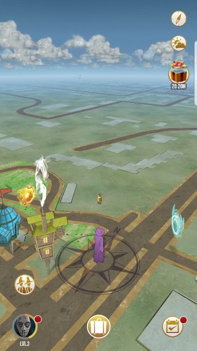 Gra polega na podróżowaniu po okolicy dlatego jej najważniejszą mechaniką jest dostęp do mapy - Podstawowe informacje | Harry Potter Wizards Unite - Harry Potter Wizards Unite - poradnik do gry