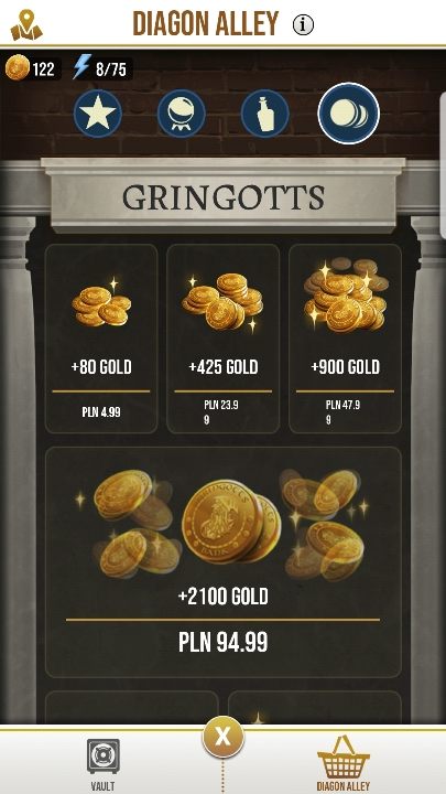 Nie zużywaj złota, aby płacić za szybkie zaparzanie mikstur ani szybkie rozwijanie się nasion - Porady na start | Harry Potter Wizards Unite - Harry Potter Wizards Unite - poradnik do gry