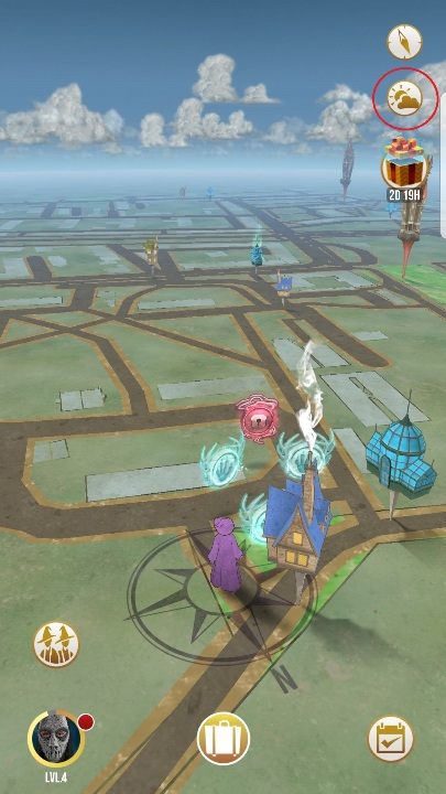 Zacznijmy od tego jak sprawdzić pogodę, którą widzi gra - Czy pogoda wpływa na częstotliwość śladów w Harry Potter Wizards Unite? - Harry Potter Wizards Unite - poradnik do gry