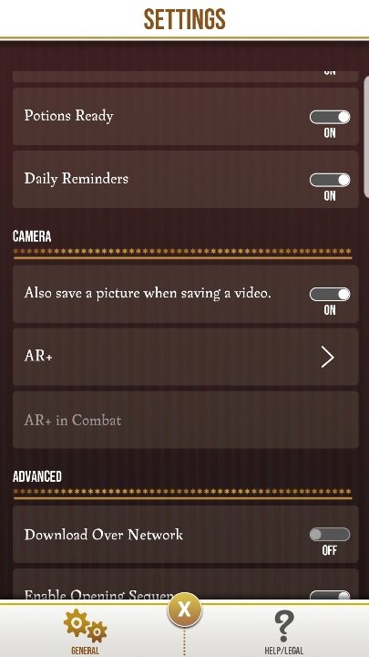 Gdy już wejdziesz w ustawienia to wyłącz opcję AR+ - Problemy z grą Harry Potter Wizards Unite - Harry Potter Wizards Unite - poradnik do gry