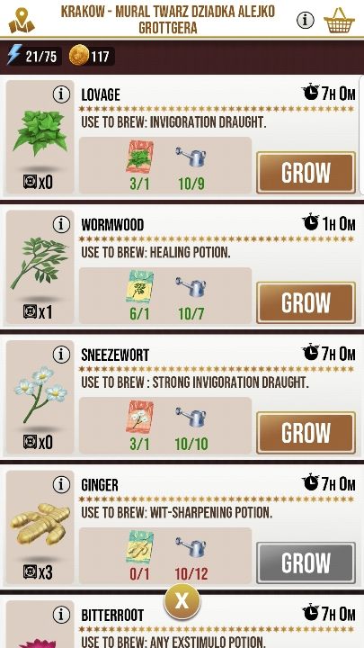 Sadzenie roślin jest bardzo proste - Cieplarnie w Harry Potter Wizards Unite - Harry Potter Wizards Unite - poradnik do gry
