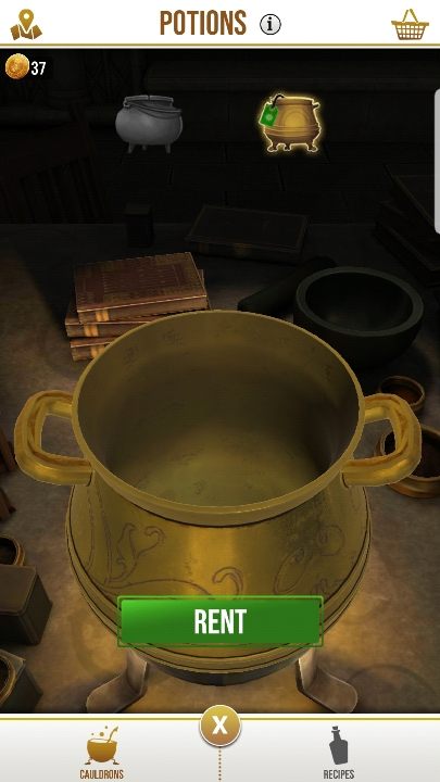 Jeśli chcesz tworzyć więcej eliksirów jednocześnie możesz wypożyczyć kolejny kociołek za odpowiednią cenę - Eliksiry w Harry Potter Wizards Unite - Harry Potter Wizards Unite - poradnik do gry