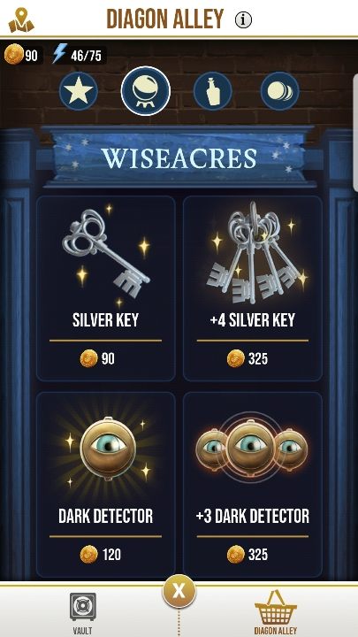 Jeśli chcesz szybko zdobyć kilka cennych srebrnych kluczy możesz zdobyć je za złoto dostępne w grze - Jak zdobyć klucz w Harry Potter Wizards Unite - Harry Potter Wizards Unite - poradnik do gry