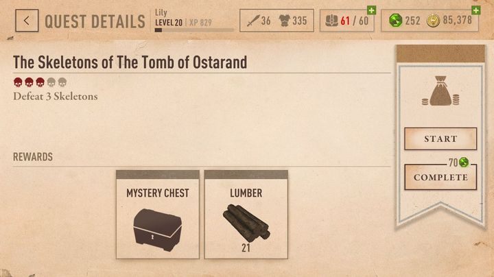 W rzeczywistości po ukończeniu misji pobocznej dostajemy następną skrzynię z niewidocznej dla gracza listy liczącej 500 pozycji - Jak zdobyć skrzynie (cykle) w TES Blaades? - The Elder Scrolls Blades - poradnik do gry