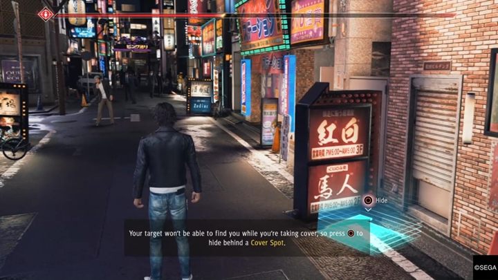 Czas teraz na śledzenie celu - Judgment: Prolog - solucja, opis przejścia - Judgment - poradnik do gry