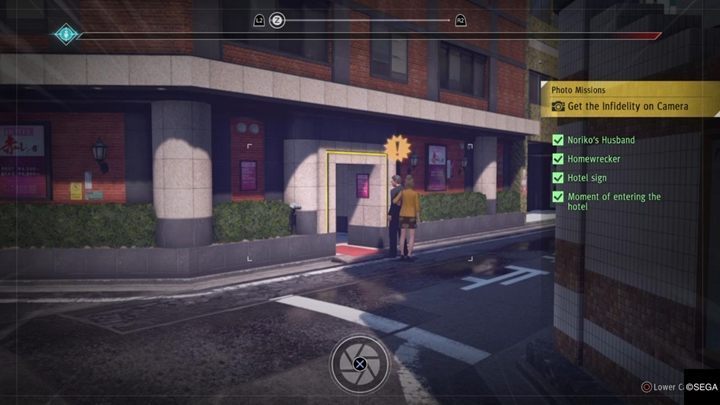 Po pewnym czasie mężczyzna spotka się z kobietą - Judgment: Rozdział 2 Beneath the Surface - solucja, opis przejścia - Judgment - poradnik do gry