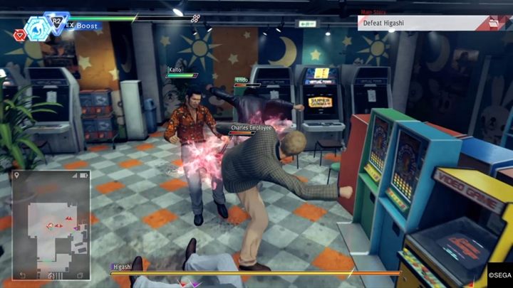 Udaj się teraz do Childrens Park, gdzie po scence zaatakuje cię sporo bezdomnych - Judgment: Rozdział 3 The Stickup - solucja, opis przejścia - Judgment - poradnik do gry