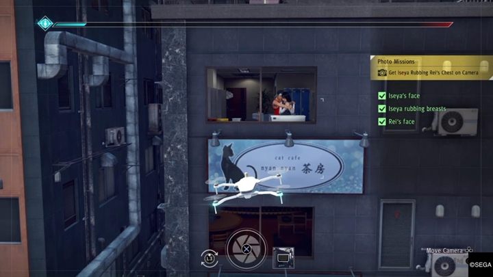 Opis: Spotkaj się z klientką, a potem idź do wskazanego budynku i wejdź na samą górę - Judgment: Bar Tender - solucja, opis przejścia, poboczne śledztwa - Judgment - poradnik do gry