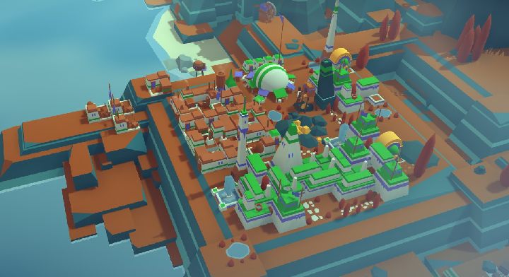 Dzięki możliwości obracania budynków nasze miasto wygląda jak plansza z tetrisa. - Sterowanie w Islanders - Islanders - poradnik do gry