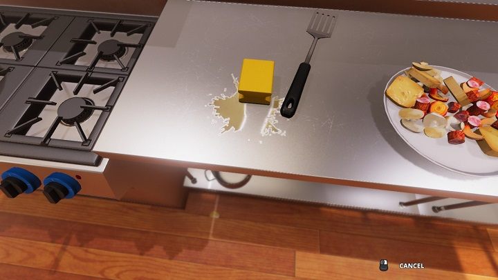 W grze dostępne jest też mydło nad zlewem, ale developer potwierdził, że na ten moment poza dodaniem go do potraw w ramach wygłupów nie ma ono zastosowania - zatem jeśli któregoś dnia po łatce do gry Twoje gąbki przestaną magicznie zjadać brud same z siebie, to właśnie w jego stronę należy patrzeć - Sprzątanie | Mechaniki gry w Cooking Simulator - Cooking Simulator - poradnik do gry