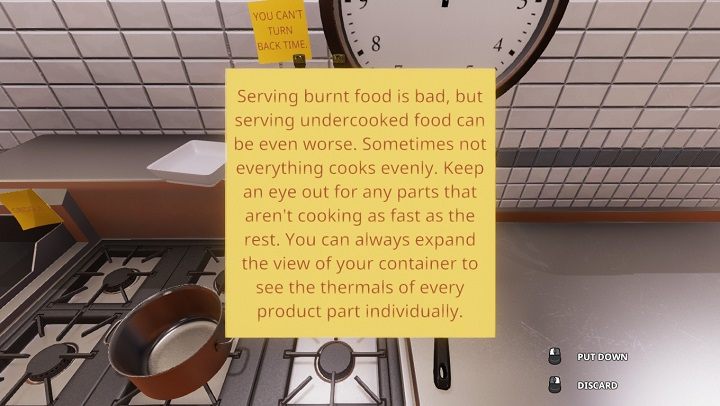 Ma to zastosowanie ZWŁASZCZA w temacie opiekania czegoś w piekarniku, ze względu na to, że bez zdolności Wizja Termalna nie jesteśmy w stanie sprawdzić temperatury bez otwierania drzwiczek piekarnika (co wydaje się mieć faktycznie ujemny wpływ na prędkość przygotowania potrawy) - Jak sprawnie pracować w Cooking Simulator? - Cooking Simulator - poradnik do gry