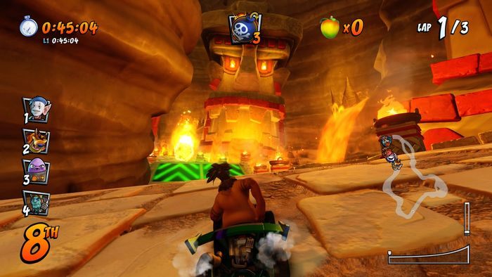 Litera T to formalność, złapcie ją przy skrzynkach na końcu trasy - Tryb CTR Challenge - Crash Team Racing w Crash Team Racing Nitro Fueled - Crash Team Racing Nitro-Fueled - poradnik do gry