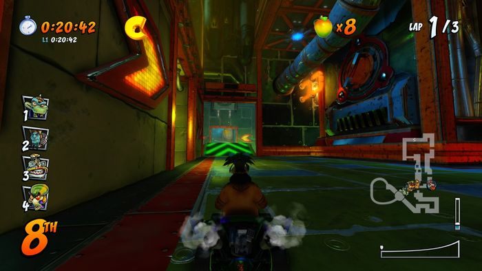 Litera T jest za ostatnią wyskocznią - Tryb CTR Challenge - Crash Team Racing w Crash Team Racing Nitro Fueled - Crash Team Racing Nitro-Fueled - poradnik do gry