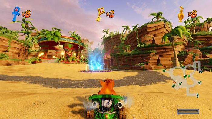 Po ukończeniu ich odblokuje się wyścig z bossem - Ripper Roo - Tryb Adventure w Crash Team Racing Nitro Fueled - Crash Team Racing Nitro-Fueled - poradnik do gry