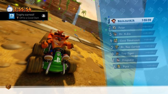 Rodzaj trofeum: brązowe - Trofea w Crash Team Racing Nitro Fueled - Crash Team Racing Nitro-Fueled - poradnik do gry