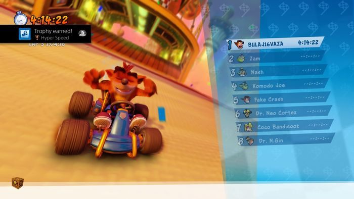 Rodzaj trofeum: brązowe - Trofea w Crash Team Racing Nitro Fueled - Crash Team Racing Nitro-Fueled - poradnik do gry