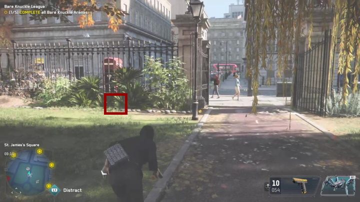 Fragment bransoletki DedSecu znajduje się na dachu budynku - Watch Dogs Legion: Relikty - mapa City of Westminster, lokacje - Watch Dogs Legion - poradnik do gry