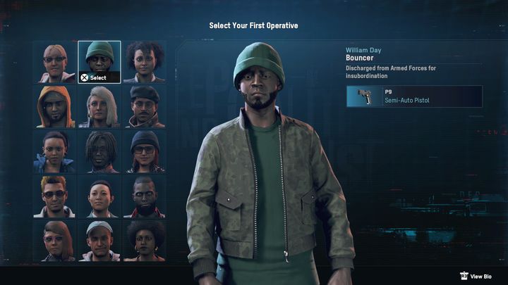Po ukończeniu misji wprowadzającej, staniesz przed wyborem swojego pierwszego agenta - Watch Dogs Legion: Postacie startowe - które wybrać? - Watch Dogs Legion - poradnik do gry