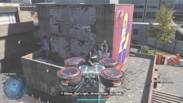 Street art wykonasz na ścianie na niższym poziomie dachu - Watch Dogs Legion: Street art - mapa Lambeth, lokacje - Watch Dogs Legion - poradnik do gry