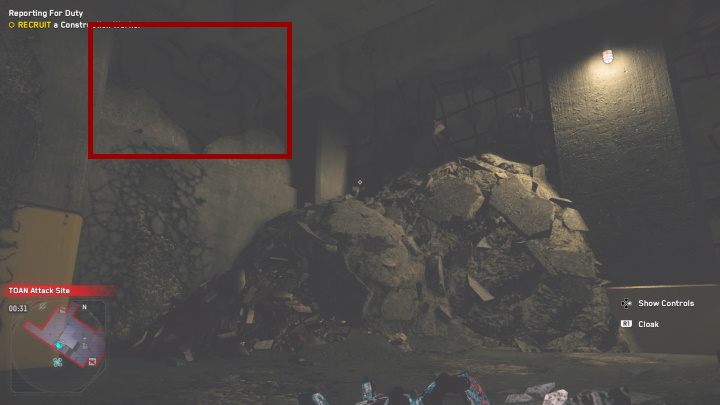 Fragment telefonu komórkowego znajduje się wewnątrz żywopłoty otaczające owalną konstrukcję w parku - Watch Dogs Legion: Relikty - mapa City of London, lokacje - Watch Dogs Legion - poradnik do gry