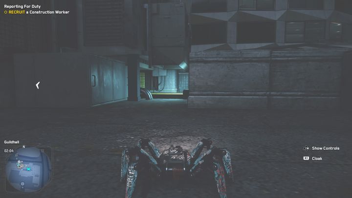 Fragment bransoletki DedSecu leży na rusztowaniu pod wiaduktem - Watch Dogs Legion: Relikty - mapa City of London, lokacje - Watch Dogs Legion - poradnik do gry