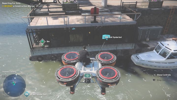 Część szpitala przechodzi nad drogą - Watch Dogs Legion: Punkty technologii - mapa Tower Hamlets, lokacje - Watch Dogs Legion - poradnik do gry