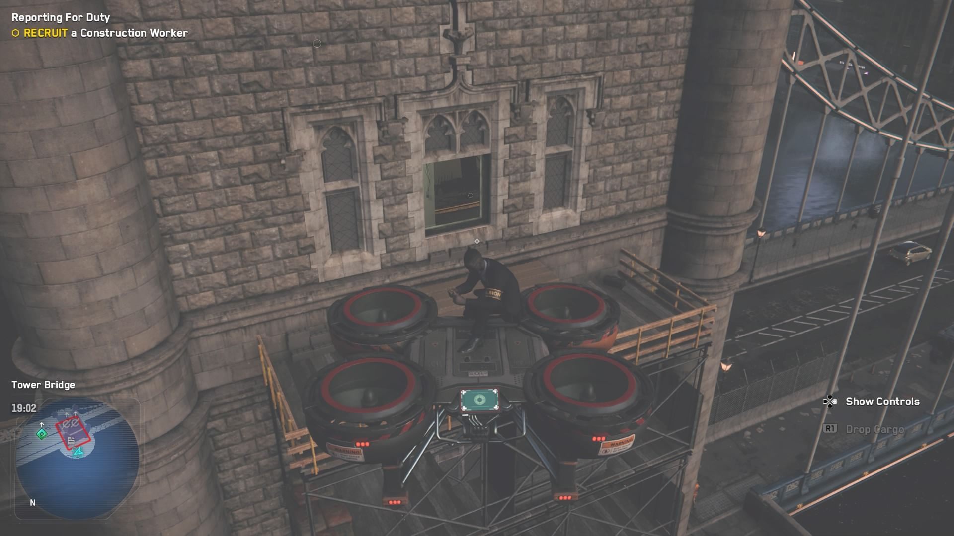 Następnie udaj się po schodach na samą górę - Watch Dogs Legion: Punkty technologii - mapa Tower Hamlets, lokacje - Watch Dogs Legion - poradnik do gry