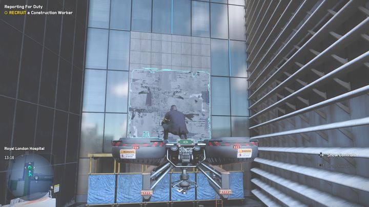 Miejsce na street art znajduje się na ścianie budynku - Watch Dogs Legion: Street art - mapa Tower Hamlets, lokacje - Watch Dogs Legion - poradnik do gry