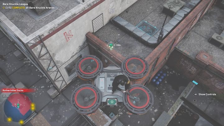 Punkty technologii znajdują się na dachu, pod kratami - Watch Dogs Legion: Punkty technologii - mapa Southwark, lokacje - Watch Dogs Legion - poradnik do gry