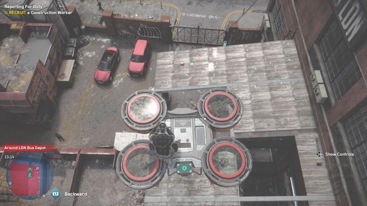 Punkty technologii znajdują się w części, gdzie trwa budowa - Watch Dogs Legion: Punkty technologii - mapa Southwark, lokacje - Watch Dogs Legion - poradnik do gry