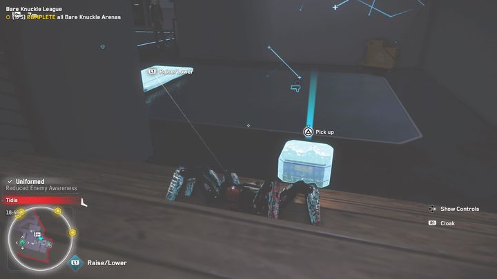 Maska znajduje się w klatce na najniższym poziomie lokacji - Watch Dogs Legion: Maski - gdzie znaleźć? - Watch Dogs Legion - poradnik do gry