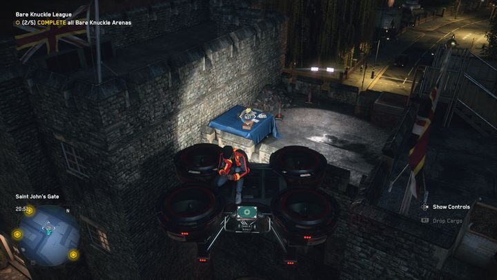 Część reflektora skutera znajduje się na dachu budynku Saint Johns Gate - Watch Dogs Legion: Relikty - mapa Islington i Hackney, lokacje - Watch Dogs Legion - poradnik do gry