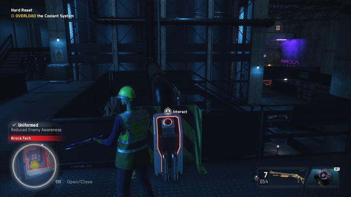 Gdy zniszczysz rury, oraz pokonasz wszystkich strażników, podejdź do terminala i wejdź z nim w interakcję - Watch Dogs Legion: Twardy reset - solucja, opis przejścia - Watch Dogs Legion - poradnik do gry