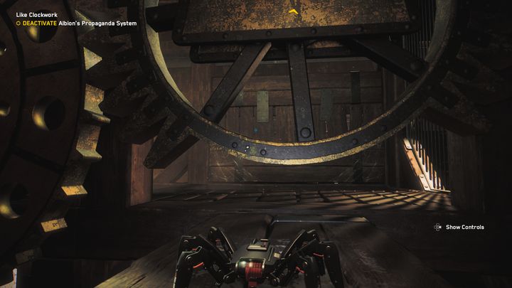 Następnie będziesz musiał udać się pająkobotem na samą górę wieży - Watch Dogs Legion: Jak w zegarku - solucja, opis przejścia - Watch Dogs Legion - poradnik do gry