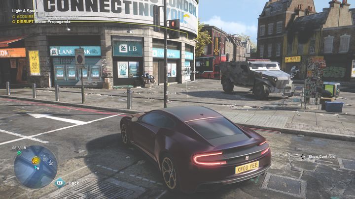 Pojedź do miejsca wskazanego na mapie - Watch Dogs Legion: Iskra krzesząca ogień - solucja, opis przejścia - Watch Dogs Legion - poradnik do gry