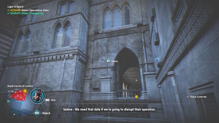 Zadanie to będzie cięższe do wykonania ze względu na to, że znajdziesz się w obiekcie zastrzeżonym, co oznacza, że twoja postać wchodząc do takiego obiektu, uznawana jest za wrogą - Watch Dogs Legion: Iskra krzesząca ogień - solucja, opis przejścia - Watch Dogs Legion - poradnik do gry