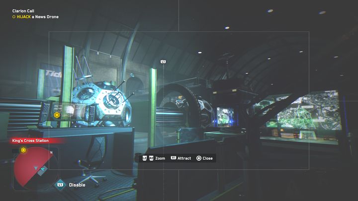 Gdy ekran ładowania się zakończy, zeskanuj pobliskie pomieszczenie, aby zobaczyć, gdzie znajdują się wrogowie - Watch Dogs Legion: Larum - solucja, opis przejścia - Watch Dogs Legion - poradnik do gry