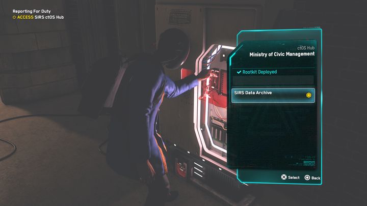 Następnie podejdź do pobliskiej skrzynku ctOS i zdobądź dane - Watch Dogs Legion: Gotowość do służby - solucja, opis przejścia - Watch Dogs Legion - poradnik do gry