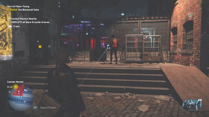Po porozmawianiu z danym budowlańcem, rozpoczniesz misję rekrutacyjną - Watch Dogs Legion: Gotowość do służby - solucja, opis przejścia - Watch Dogs Legion - poradnik do gry
