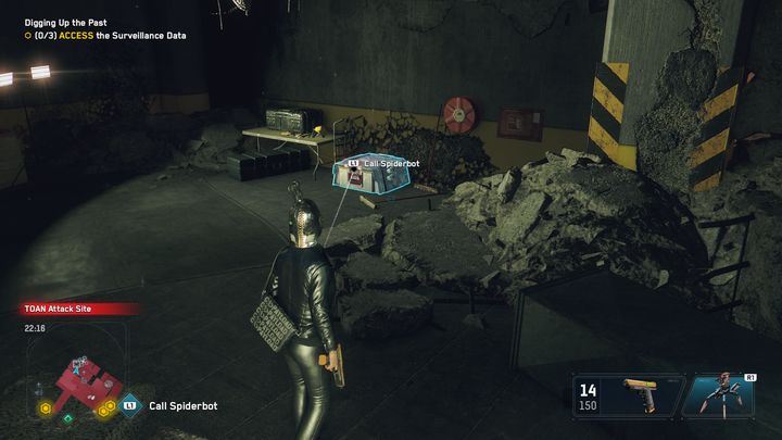 Po zabraniu części z policyjnego robota, wezwij pająkobota - Watch Dogs Legion: Rozgrzebywanie przeszłości - solucja, opis przejścia - Watch Dogs Legion - poradnik do gry