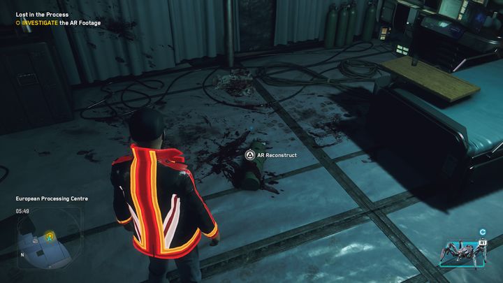 Wykonaj rekonstrukcję AR, następnie analizuj to, co pojawi się w rekonstrukcji - Watch Dogs Legion: Zgubiono, znaleziono - solucja, opis przejścia - Watch Dogs Legion - poradnik do gry