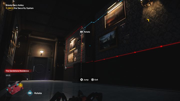 Gdy odblokujesz wszystkie zabezpieczenia, powróć do miejsca, w którym znajdował się laptop, tam czeka cię do odblokowania ostatnie zabezpieczenie - Watch Dogs Legion: Krwawa Mary Kelley - solucja, opis przejścia - Watch Dogs Legion - poradnik do gry