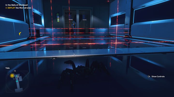 Znajdziesz się w pomieszczeniu pełnym laserów - Watch Dogs Legion: W brzuchu bestii - solucja, opis przejścia - Watch Dogs Legion - poradnik do gry
