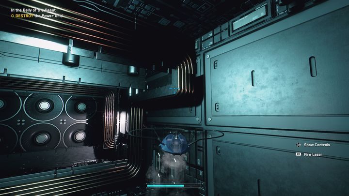 Następne pomieszczenie będzie tworzyć duży podmuch wiatru, który cofać będzie twojego drona do tyłu - Watch Dogs Legion: W brzuchu bestii - solucja, opis przejścia - Watch Dogs Legion - poradnik do gry