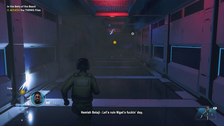 Następnie udaj do kolejnego pokoju, wysłuchaj tego, co Albion ma do powiedzenia o projekcie THEMIS, następnie uwolnij dane o tym projekcie i ucieknij z lokacji - Watch Dogs Legion: W brzuchu bestii - solucja, opis przejścia - Watch Dogs Legion - poradnik do gry